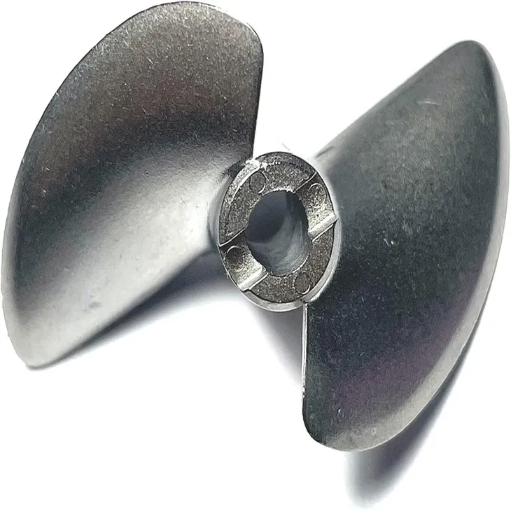 Nerūdijančio plieno RC valties propeleris