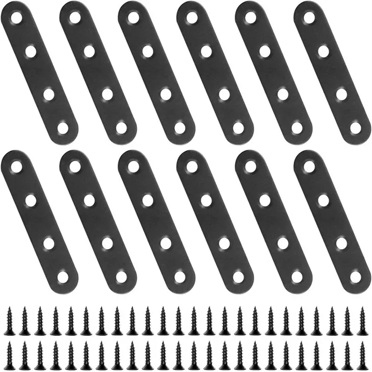 Nerūdijančio plieno tiesus plokščias metalinis laikiklis